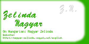 zelinda magyar business card